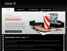 Tablet Screenshot of canal70.fr